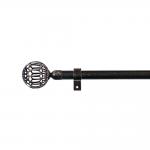 Black Gold Iron Pipe Curtain Rods 16MM For Home Decor for sale