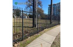 China Portable Rectangle Post Double Wire Mesh Fencing 2400mm Height supplier