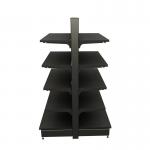 Metal Wood Stationery Shop Display Rack Toys Gift Four Layer Steel for sale