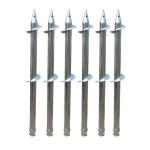 Industrial Helical Ground Anchors Screw Piles Solar Photovoltaic Brackets Customized for sale