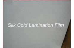 China Silk Effect Cold Laminating Film Roll 0.6MM For Images Graphics Protection supplier