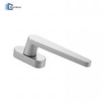 American Style Privacy Lever Handle Lock Set Matte Aluminum Door Handle for sale