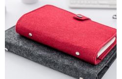 China 106*38cm Felt Fabric Crafts A5 Binder Journal Refillable Notebook supplier
