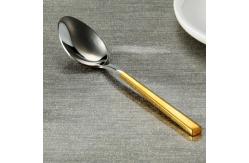 China 20pcs Stainless Steel Titanium Plating Golden Cutlery Set supplier