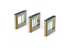 China DC Motor Access Control Turnstile Gate Bidirectional Swing Barrier Gate supplier