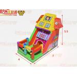 Fun Park Dry Inflatable Bouncy Slides With Candy Shop Theme