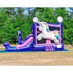 Backyard Unicorn Jumping Castles Inflatable Bounce House Water Slide for sale