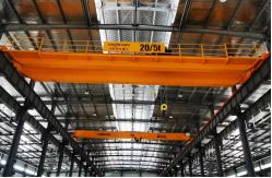 China 25Ton Electris Single Girder Overhead Crane Applies To Construction Site Lifter , Warehouse supplier