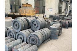 China Customized Forged Crane Pulley Wheel For Quay Bridge Container Cranes supplier