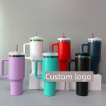 40oz Holographic Rainbow Plated Tumbler Insulated Travel Cup OEM ODM for sale