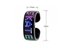 China Bluetooth Remote Control LED Bracelet App Programe Text Pattern supplier