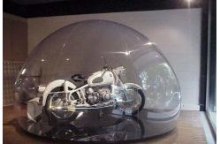 China Inflatable Half Snow Ball / Bubble Tent for Car Display supplier