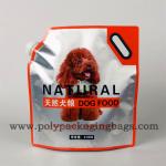 2.5KG Stand Up Aluminum Foil PET Spouted Pouches Bags With Spout for sale