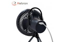 China Lithium Battery Electric Camping Fan With LED Lantern 5 Inch supplier