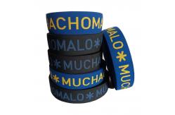 China Textile 38mm Polyester Webbing Rubber Polyester Elastic Band supplier