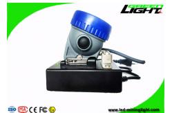China ABS 6.6Ah LED Miners Cap Lamp 216lum 10000lux Waterproof Miners Headlamp supplier