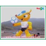 Sport Games Inflatable Cartoon Characters H3 - 8m PVC Colorful Mascot Cartoon Characters For Birthday Parties for sale