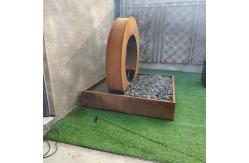 China Outdoor Antirust Corten Steel Water Feature Customization Available supplier