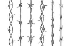 China Prison Roll 12.5 Barbed Fencing Wire Low Carbon Steel supplier