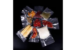 China Custom Textured Packaging Bags  Vacuum Seal Bags Transparent Plastic Nylon Embossed supplier