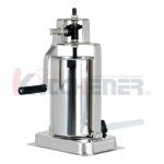 Hand Manual Sausage Stuffer Making Equipment 10LBs With Three Stuffing Tubes