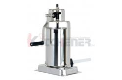China Hand Manual Sausage Stuffer Making Equipment 10LBs With Three Stuffing Tubes supplier