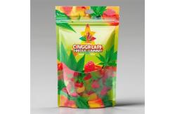 China Eco Friendly Recyclable PE Weed Packaging Bag Plastic Zipper Standing Pouch supplier
