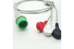 China Comen Telemetry ECG Cables Leadwires 12 Pin With Snap supplier
