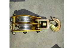 China Double Wheel Tower Erection Tools Aluminium Alloy Side Panel Snatch Block supplier