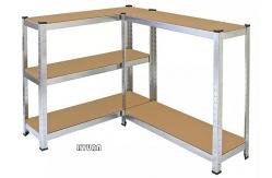 China Multi - Level Stacking Light Duty Racking Metal Q235 Steel Plywood Panel Layer supplier
