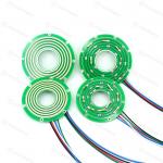 2 Circuits Signal Slip Ring Pancake Compact Space Saving Design for sale