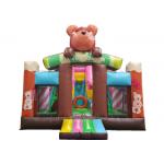 Lovely bear inflatable standard slide for kids inflatable bear slide house on sale inflatable brown bear standard slide for sale