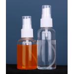60ML 100ML Round Shape Small PET Plastic Spray Bottle l 50ml cosmetic PET clear Hand Wash Sanitizer spray bottle for sale
