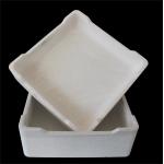 1700C High Temperature Kiln Furniture Corundum Mullite Saggar For Industrial Alumina Ceramics for sale