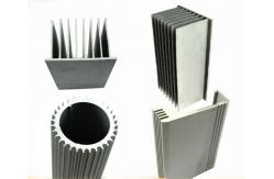 China Architectural Aluminium Profile , Circular Heatsink Extruded Aluminium Profile supplier