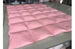 China Solid Pure Cotton PVC Handle Bag Duck Down Duvet supplier