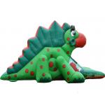 Toddler Inflatable Dinosaur Dry Slide Playground Pvc Combo Bounce Toboggan for sale
