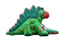China Toddler Inflatable Dinosaur Dry Slide Playground Pvc Combo Bounce Toboggan supplier