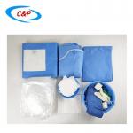 Femoral Angiography Surgical Disposable Drapes Pack Sheets Customized for sale