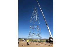 China Lattice Steel Tower Transmission Line Electrical For Site Project supplier