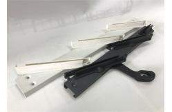 China Plastic Clip Blade Louvers Machining Aluminium Parts for Window Frame supplier