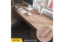 China Wood Design Self Adhesive PVC Wallpaper 3D Rolls with Mould-Proof Matt Function supplier