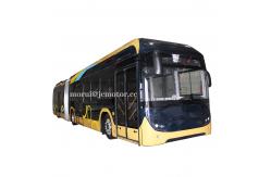 China 18m Articulated BRT FCV Hydrogen Fuel Cell Electric Public Bus 155 Passenger 350km Mileage supplier