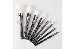 China SA8000 17.8cm Private Label Makeup Brushes Tools With Heat Transfer Plastic Handle supplier