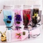 Factory Wholesale Bagged Rose Soap Flower Bouquet Mother's Day Company Group Purchase Gift for sale