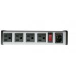 Hardwired 4 Outlet Smart PDU Power Strips 5 To 14” Aluminium Alloy Metal Housing for sale