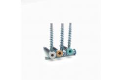 China Countersunk Head Hexagonal Socket Screw Self Tapping Roller Thread Straight Trimming supplier