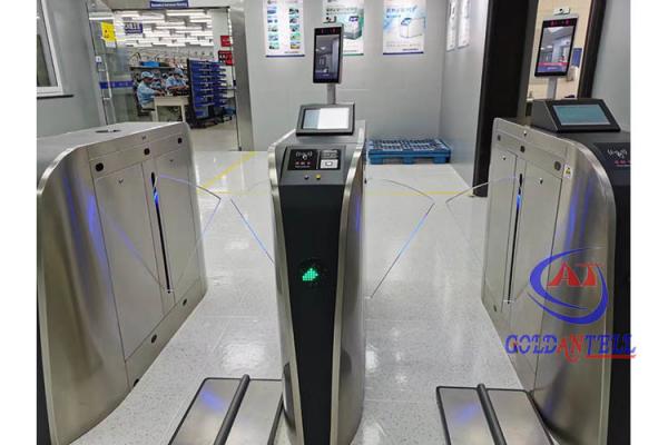 Automatic Induction Speed Lane Turnstile With Card Swallow / Face Recognition