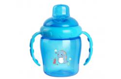 China (NEW ) 225ml  PP SIPPY CUP WITH DOUBLE HANDLES NON-SPILL supplier