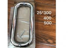 China ODM U Shape Glass Sliding Door Hardware Pull Handles SS201 supplier